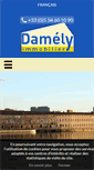 Mobile Screenshot of damely-immobilier.fr